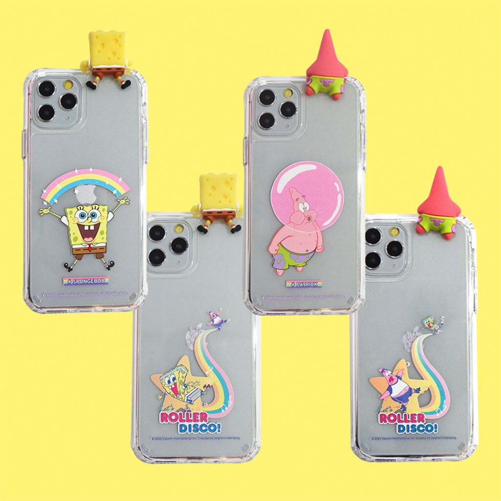 SpongeBob Character Figure Hard Jelly Phone Case