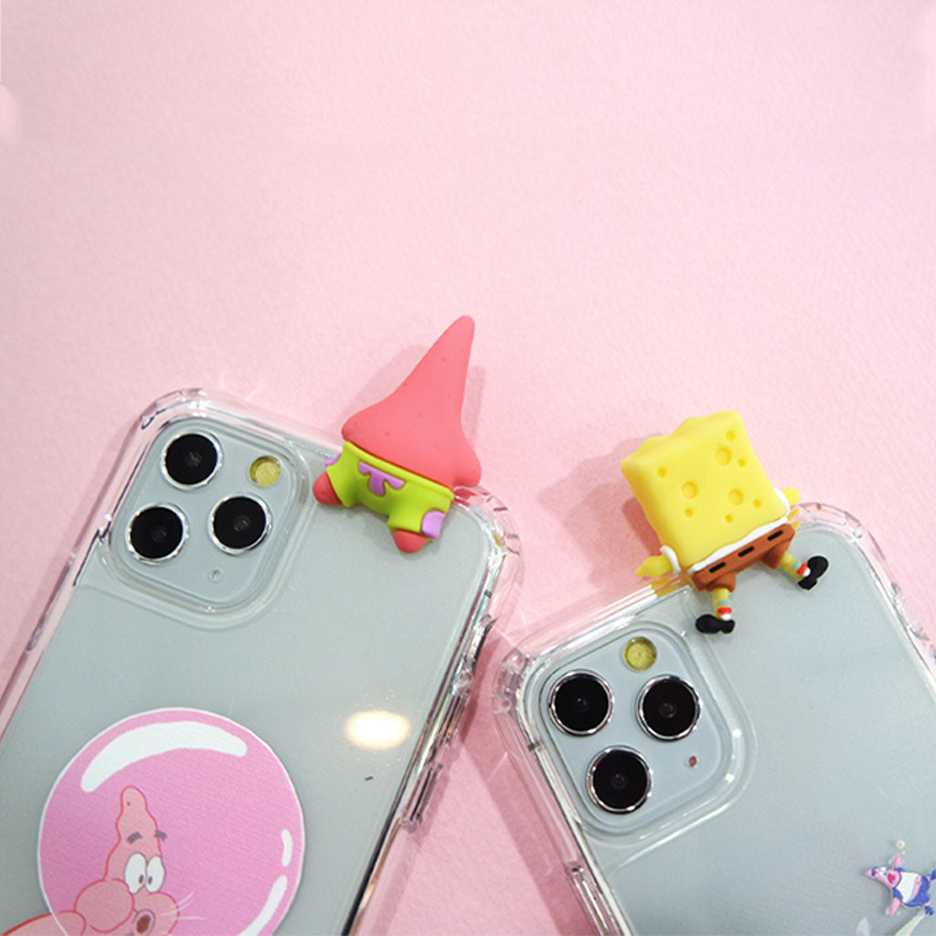 SpongeBob Character Figure Hard Jelly Phone Case