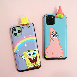 SpongeBob Character Figure Slide Card Bumper Phone Case