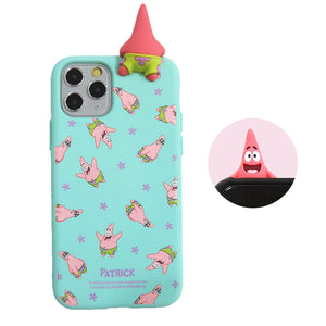 SpongeBob Character Figure Color Jelly Phone Case