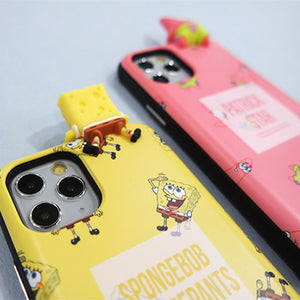 SpongeBob Character Figure Slide Card Bumper Phone Case