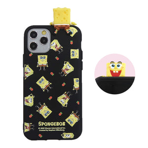 SpongeBob Character Figure Color Jelly Phone Case