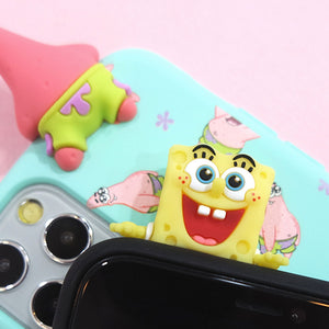 SpongeBob Character Figure Color Jelly Phone Case