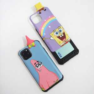 SpongeBob Character Figure Slide Card Bumper Phone Case