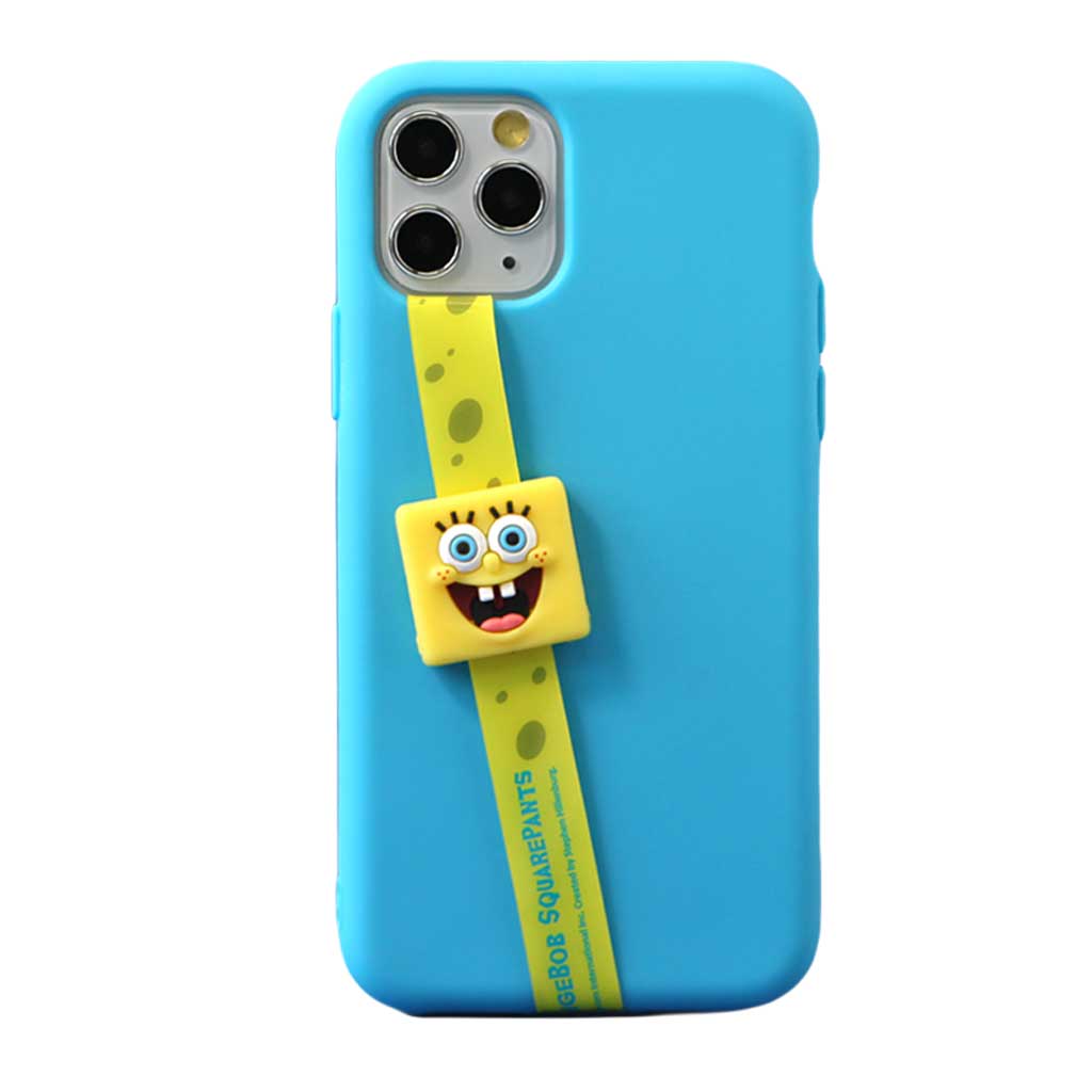 SpongeBob Character Figure Phone Strap Phone Loop, Phone Grip with All Smartphone cases