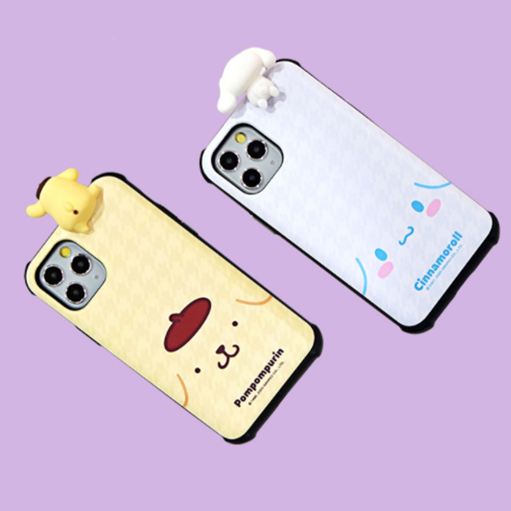 Sanrio Character Figure Slide Card Bumper Phone Case