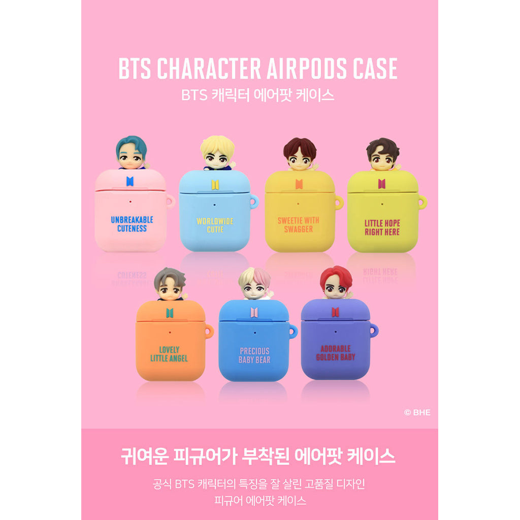 BTS Character Figure Airpods & Airpods Pro Case