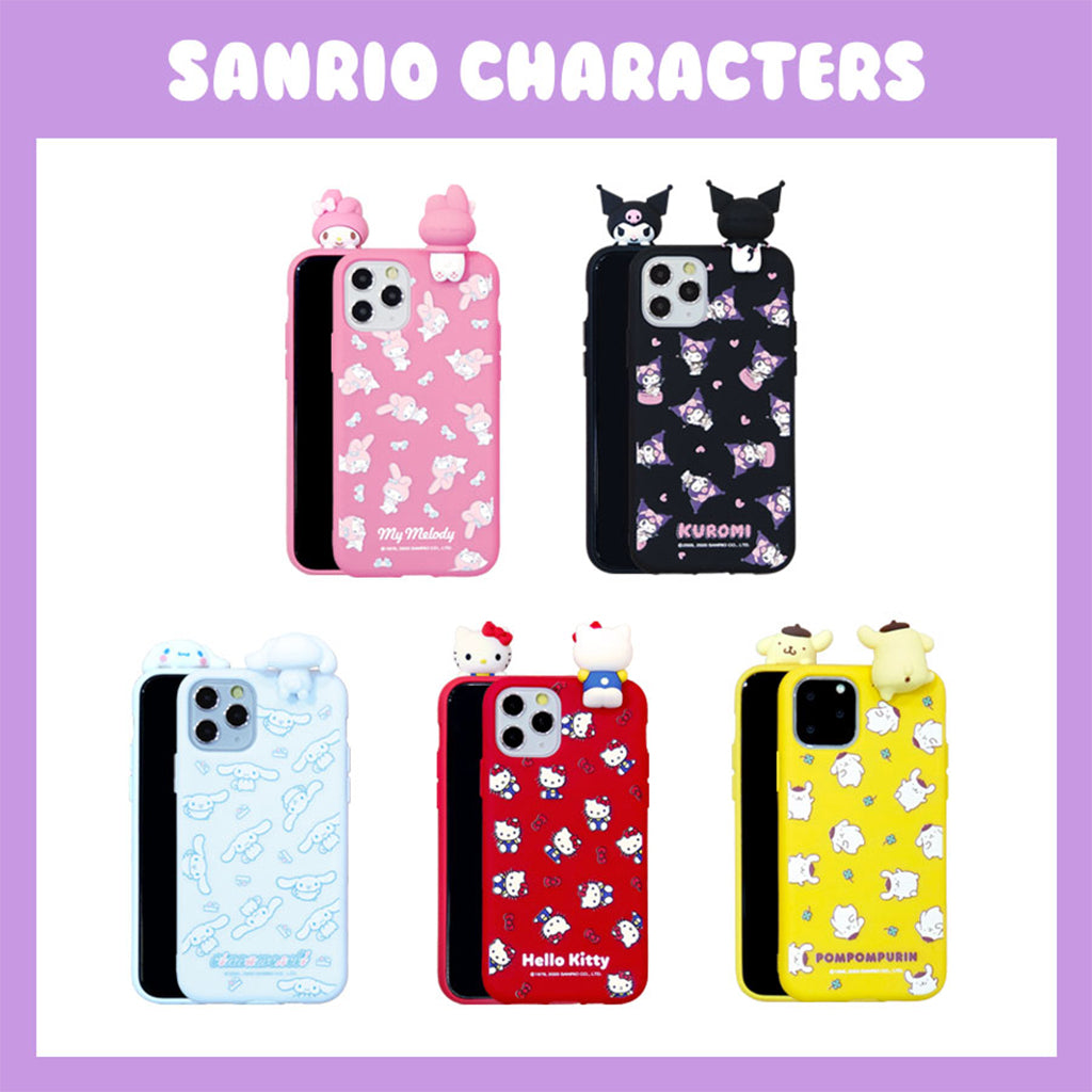 Sanrio Character Figure Color Jelly Phone Case