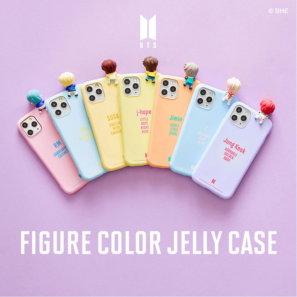 BTS Character Figure Color Jelly Phone Case