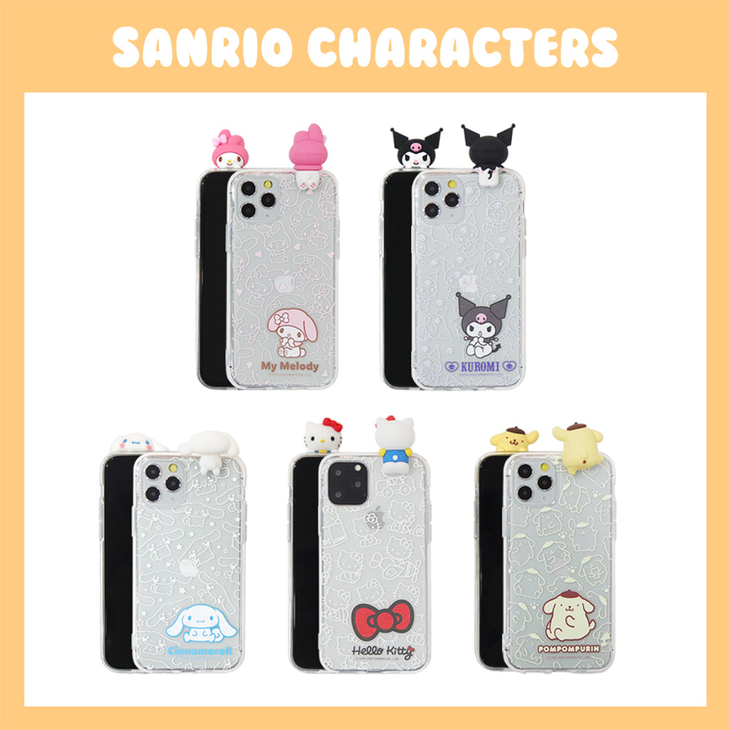 Sanrio Character Figure Jelly Phone Case