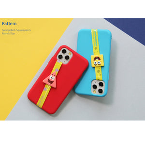 SpongeBob Character Figure Phone Strap Phone Loop, Phone Grip with All Smartphone cases