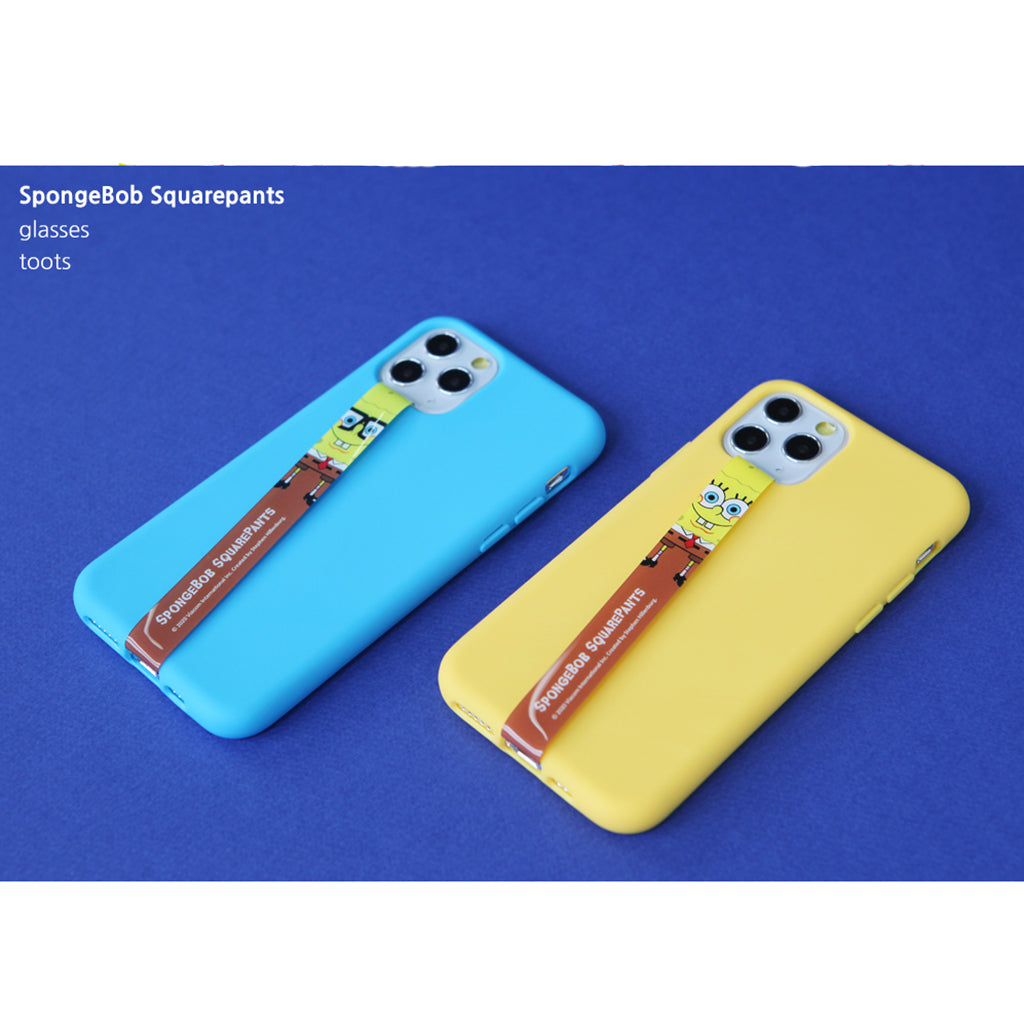 SpongeBob Character Phone Strap Phone Loop, Phone Grip with All Smartphone cases