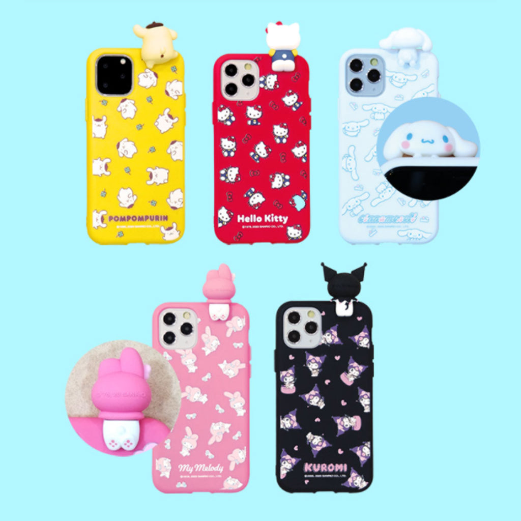 Sanrio Character Figure Color Jelly Phone Case