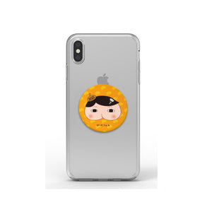 Butt Detective Character Face Phone Holder Pop Tok Socket Tok Grip Tok Smart Tok