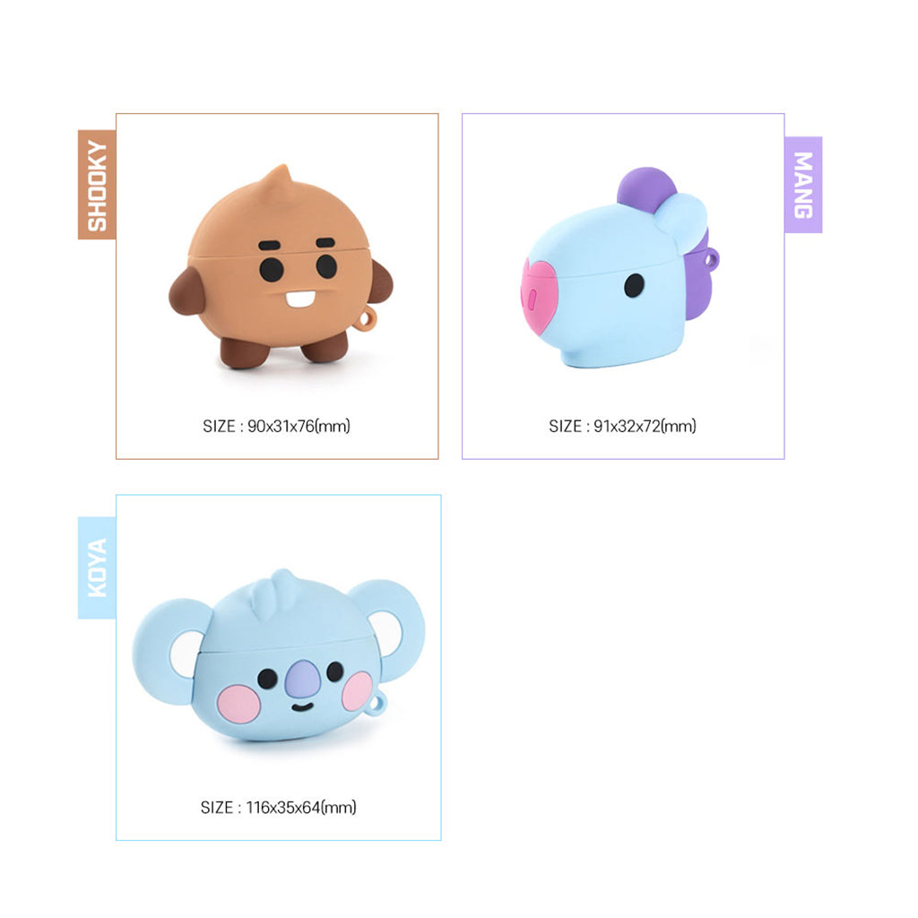 BTS BT21 Official Baby Face AIRPODS PRO Case Cover