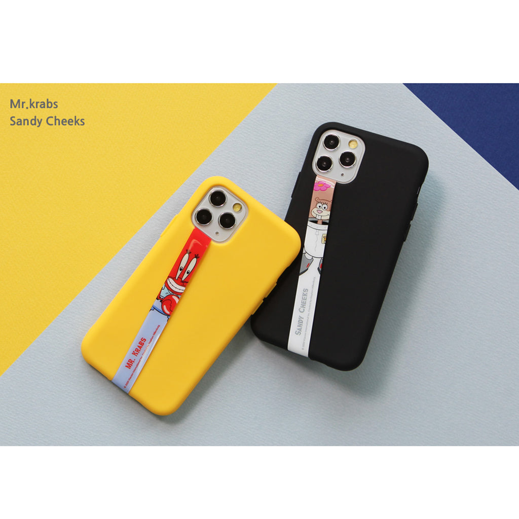 SpongeBob Character Phone Strap Phone Loop, Phone Grip with All Smartphone cases