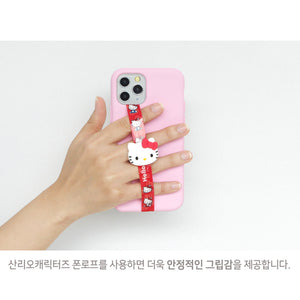 Sanrio Character Figure Phone Strap Phone Loop, Phone Grip with All Smartphone cases