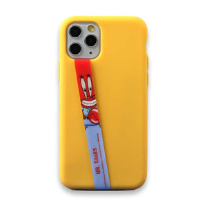 SpongeBob Character Phone Strap Phone Loop, Phone Grip with All Smartphone cases