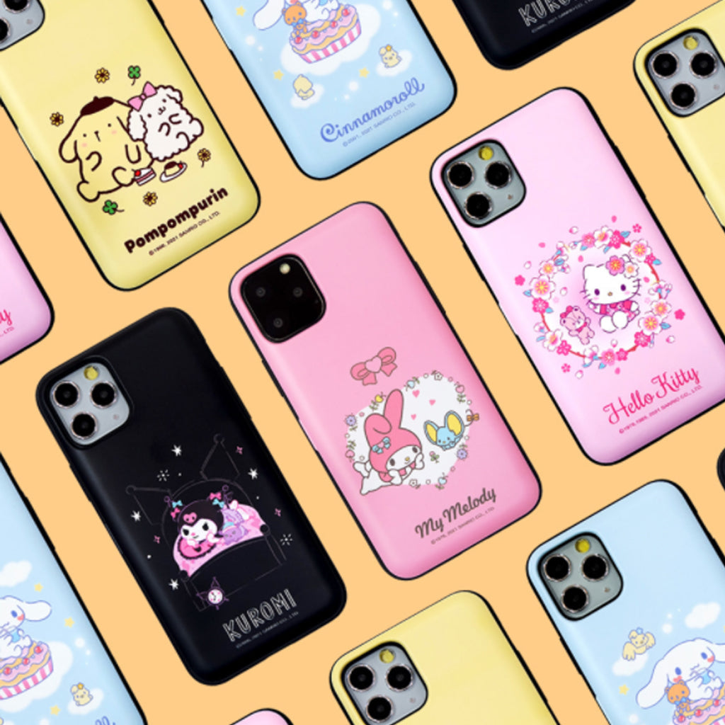 Sanrio Character Door Card Bumper Phone Case