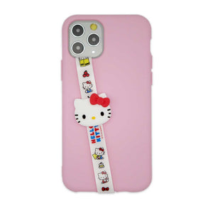 Sanrio Character Figure Phone Strap Phone Loop, Phone Grip with All Smartphone cases