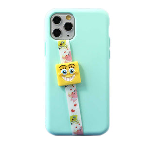 SpongeBob Character Figure Phone Strap Phone Loop, Phone Grip with All Smartphone cases