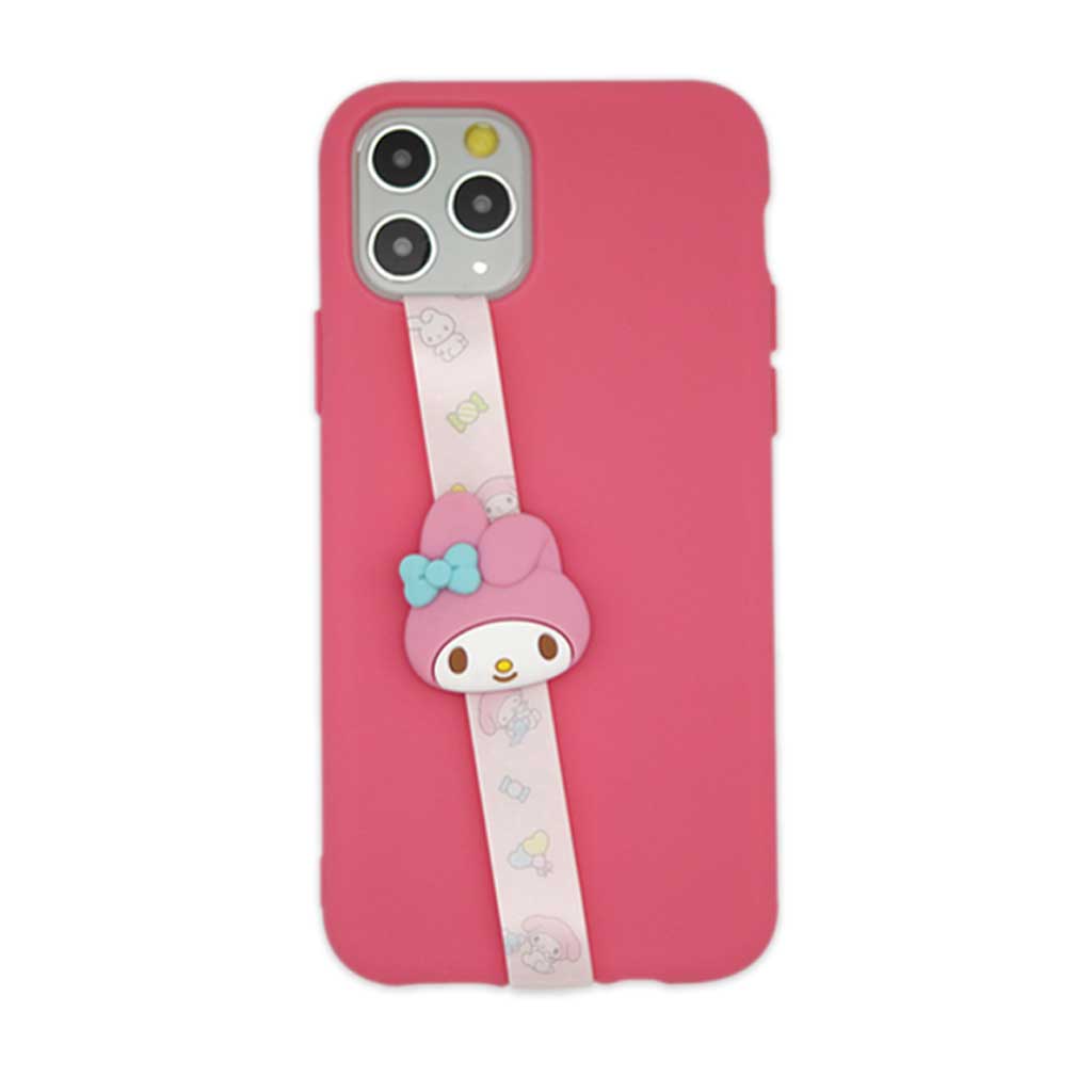 Sanrio Character Figure Phone Strap Phone Loop, Phone Grip with All Smartphone cases