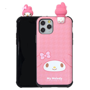 Sanrio Character Figure Slide Card Bumper Phone Case