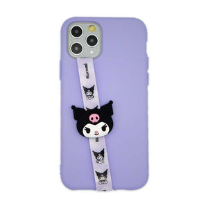 Sanrio Character Figure Phone Strap Phone Loop, Phone Grip with All Smartphone cases