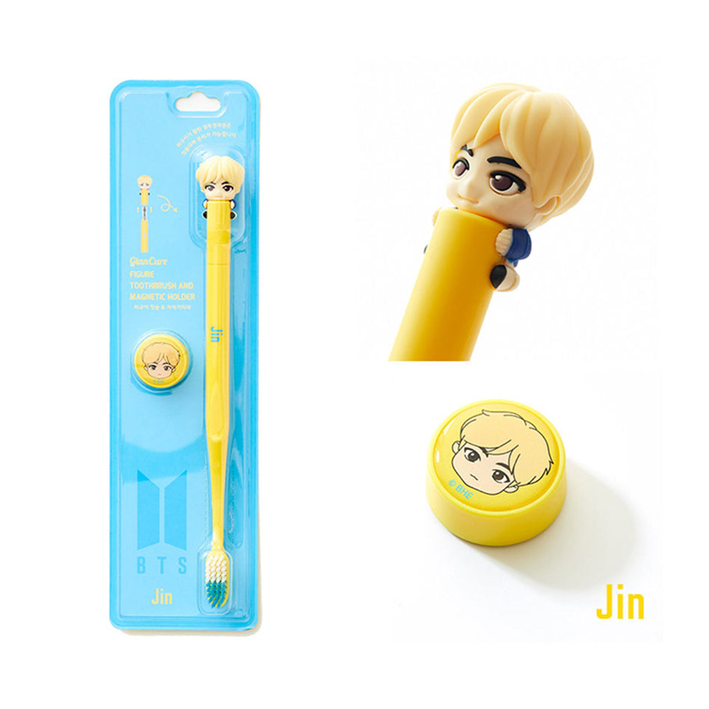 BTS Character Figure Toothbrush Magnet Set