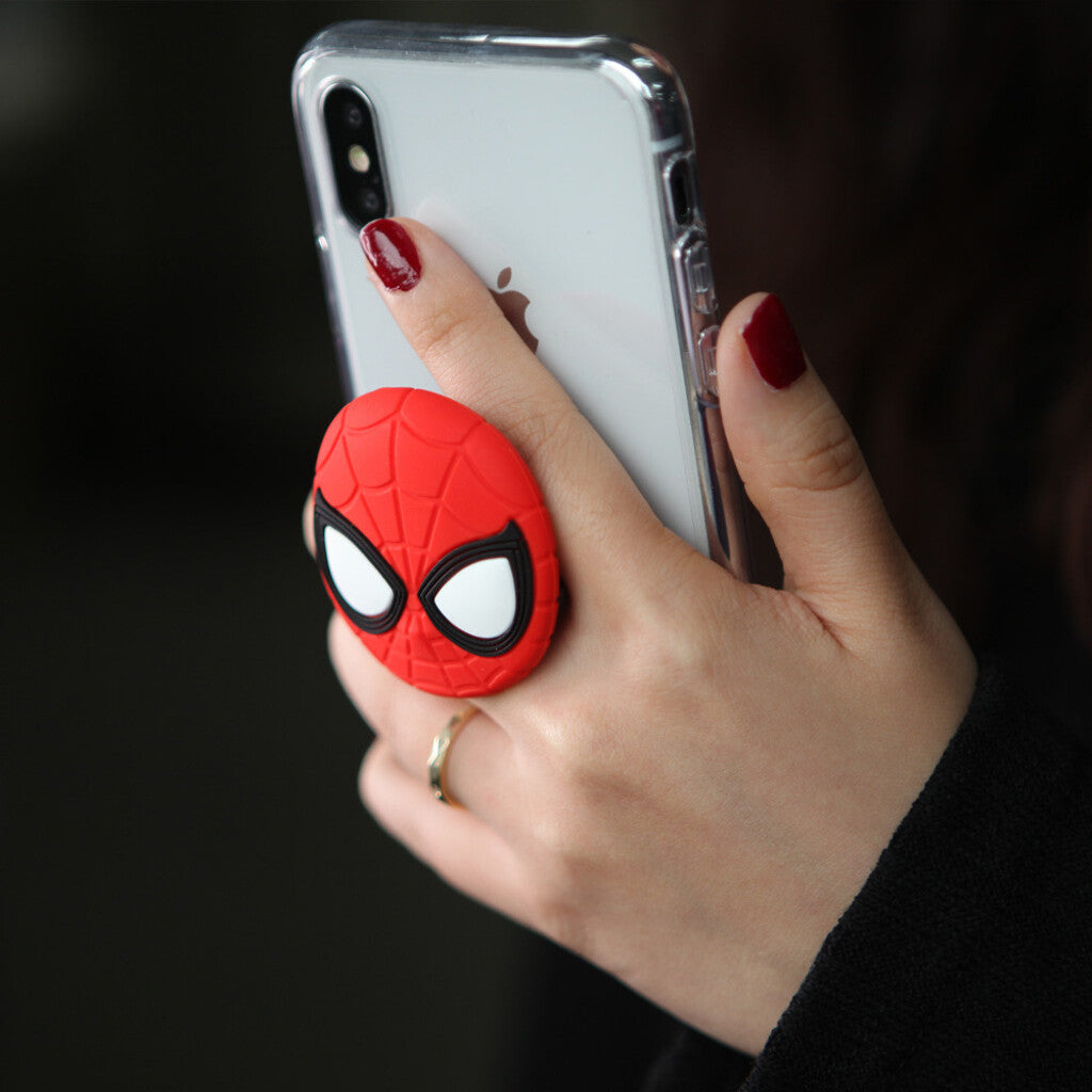 Marvel Character Face Figure Phone Holder Pop Tok Socket Tok Smart Tok Grip Tok