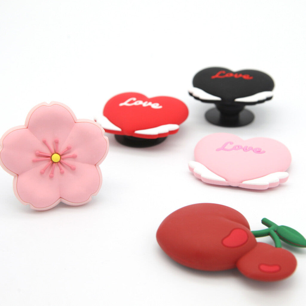 Heart Figure Phone Holder Pop Tok Socket Tok Grip Tok Smart Tok