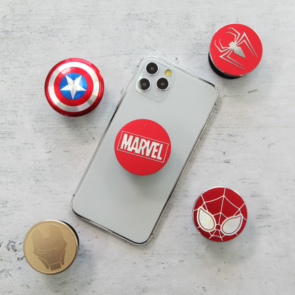 Marvel Avengers Metal Phone Holder Pop Tok Socket Tok Smart Tok Grip Tok