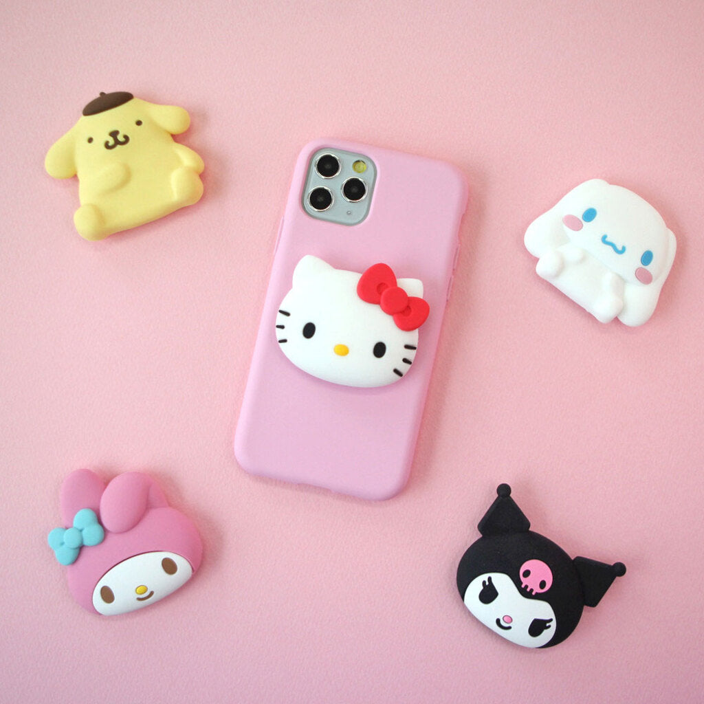 Sanrio Characters Figure Phone Holder Pop Tok Socket Tok Smart Tok Grip Tok