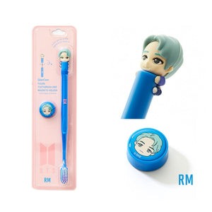 BTS Character Figure Toothbrush Magnet Set