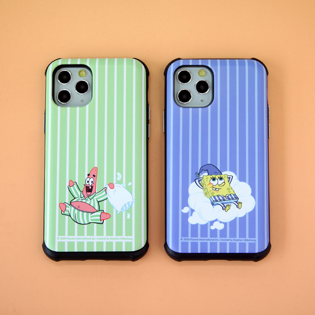 SpongeBob Character Good Night Slide Card Bumper Phone Case