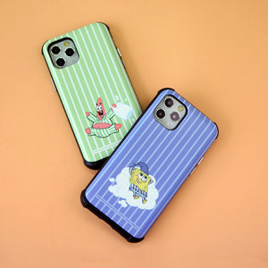 SpongeBob Character Good Night Slide Card Bumper Phone Case